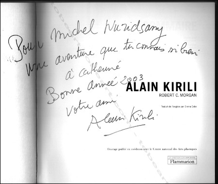 Alain KIRILI. Paris, Flammarion / CNAP, 2002.