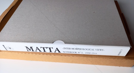 Roberto Sebastian MATTA - Entretiens Morphologiques - Notebook No.1 1936-1944. London, Sistan, 1987.
