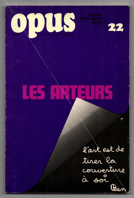 Opus International N°22. Les arteurs. Paris, Edition Georges Fall, janvier 1971.