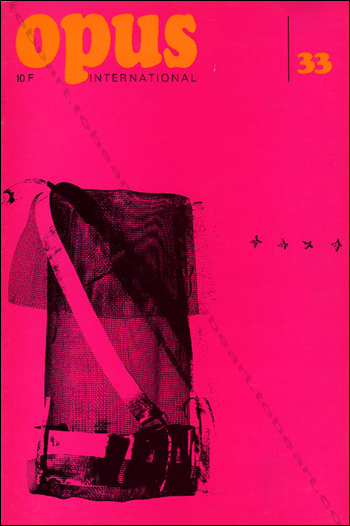 Opus International N°33. Paris, Edition Georges Fall, mars 1972.