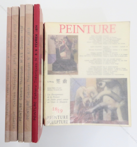 PEINTURE - Cahiers thoriques. Paris, 1971-1985.