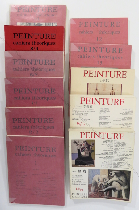 PEINTURE - Cahiers thoriques. Paris, 1971-1985.