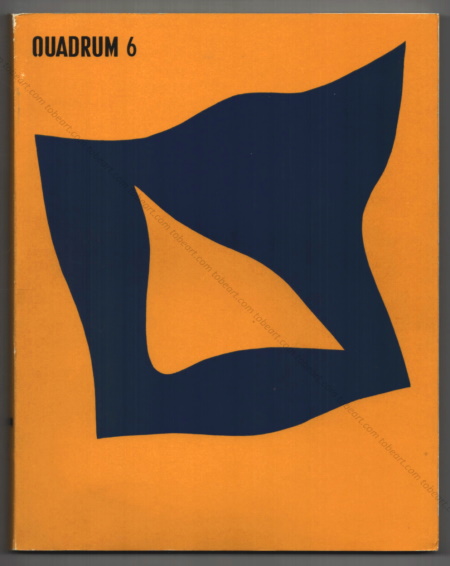QUADRUM N6 - Revue Internationale d'Art Moderne. Bruxelles, Palais des Beaux-Arts / Association pour la Diffusion Artistique et Culturelle (ADAC), 1959.