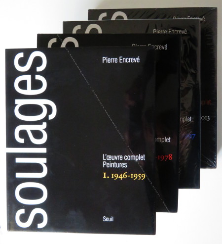 Pierre SOULAGES - L'oeuvre complet. Paris, Editions du Seuil, 1994/95/98 et Editions Gallimard, 2015.