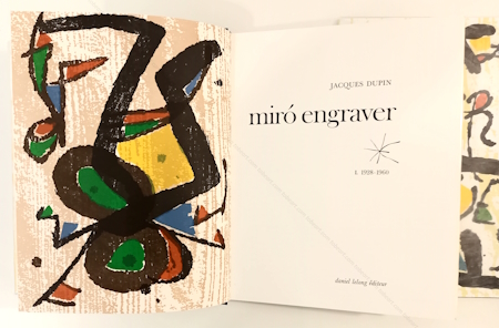 MIRO Graveur / Engraver I  IV - 1928-1983. Paris, Lelong Editeur, 1984-2001.