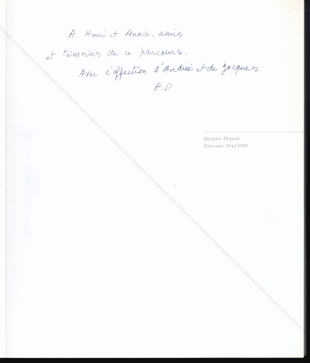 Jacques DOUCET - Parcours 1942-1994. Editions Galilée, 1996-99.