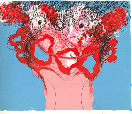 Paul REBEYROLLE - Serge Sautreau et André Velter. Conte rouge pour paloma. Paris, Editions Maeght, 1975.