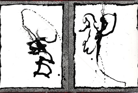 Lithographies originales de Pierre ALECHINSKY | Communication. 16 manifestations d'hypertrophie calligraphique | Editions du Daily-Bul, 1967.