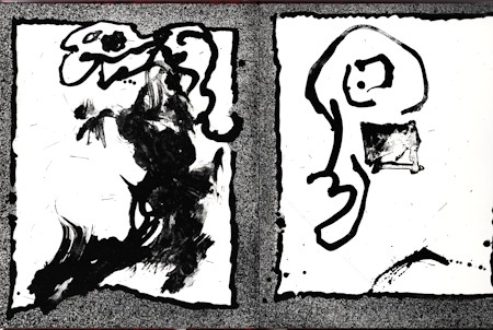 Lithographies originales de Pierre ALECHINSKY | Communication. 16 manifestations d'hypertrophie calligraphique | Editions du Daily-Bul, 1967.