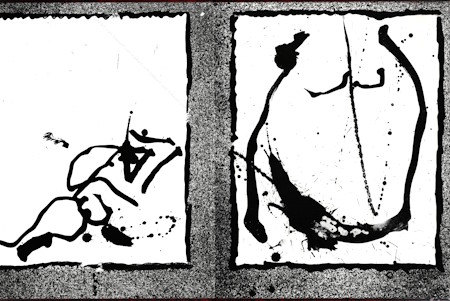 Lithographies originales de Pierre ALECHINSKY | Communication. 16 manifestations d'hypertrophie calligraphique | Editions du Daily-Bul, 1967.