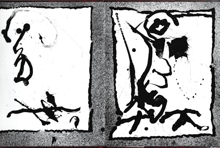 Lithographies originales de Pierre ALECHINSKY | Communication. 16 manifestations d'hypertrophie calligraphique | Editions du Daily-Bul, 1967.