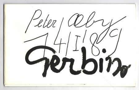 Gianni BERTINI - Gerbino. Als, P.A.B., 1989.