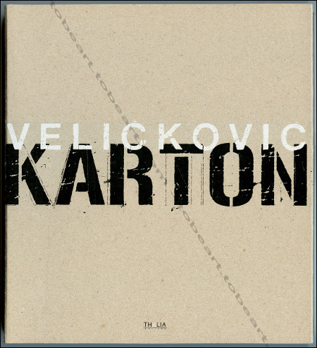 Vladimir VELICKOVIC - Michel Onfray. KARTON (dition de tte). Paris, Thalia Edition, 2006.