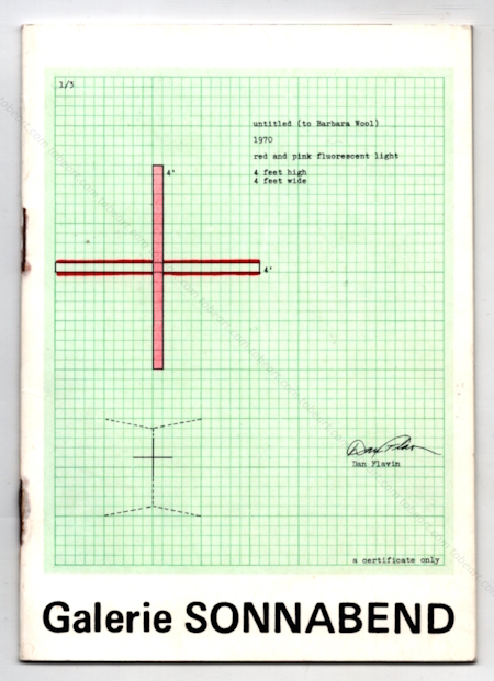 Dan FLAVIN. Paris, Galerie Ileana Sonnabend, 1970.