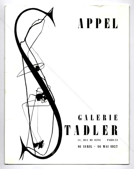 Karel APPEL. Paris, Galerie Stadler, 1957.