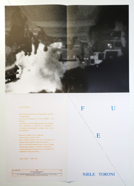 FEU N°3 - Niele TORONI. Paris, Daviot Editeur, 1990.